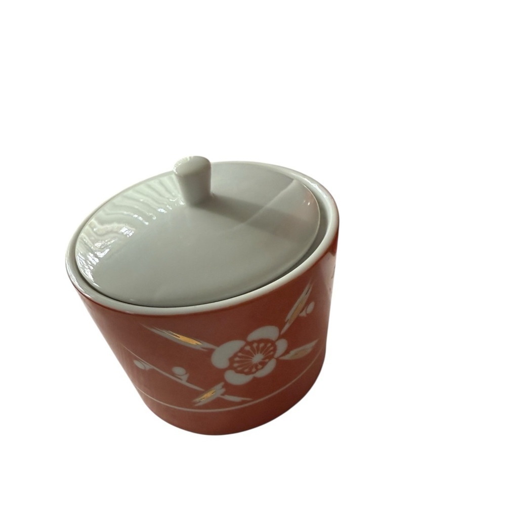 Japanese Style 3 Piece Coffee Set Creamer and Sugarer 8 inches Mid-Century 1960 - Picture 5 of 6